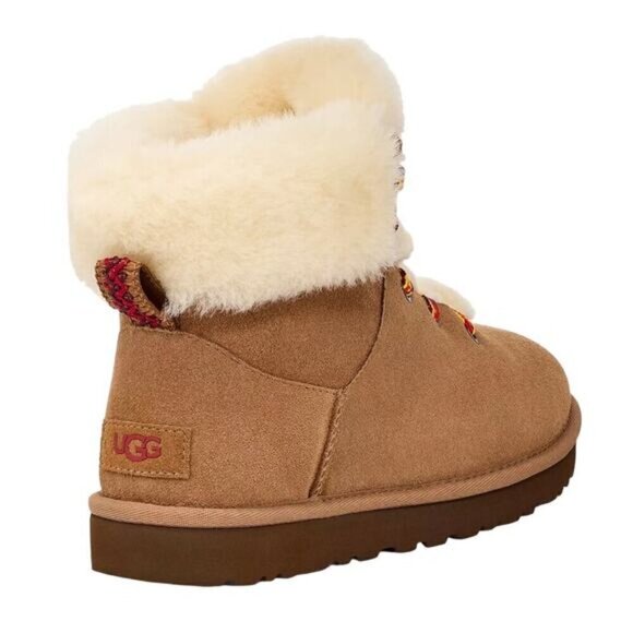 UGG® Classic Mini Alpine Lace Boots - Picture 3 of 11